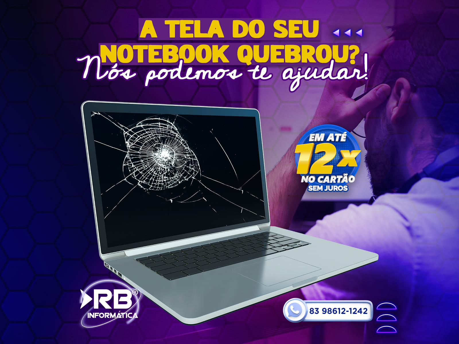 A Tela Do Seu Notebook Quebrou? Nos Podemos Te ajudar!