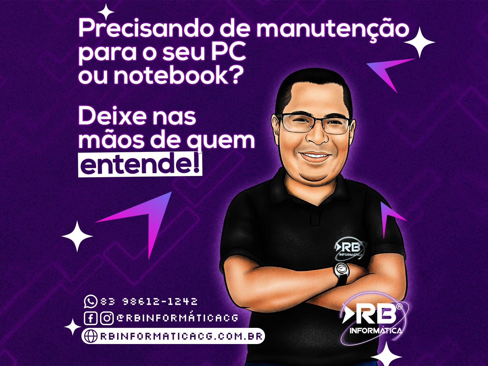 Precisando de manutenção para seu pc ou notebook?