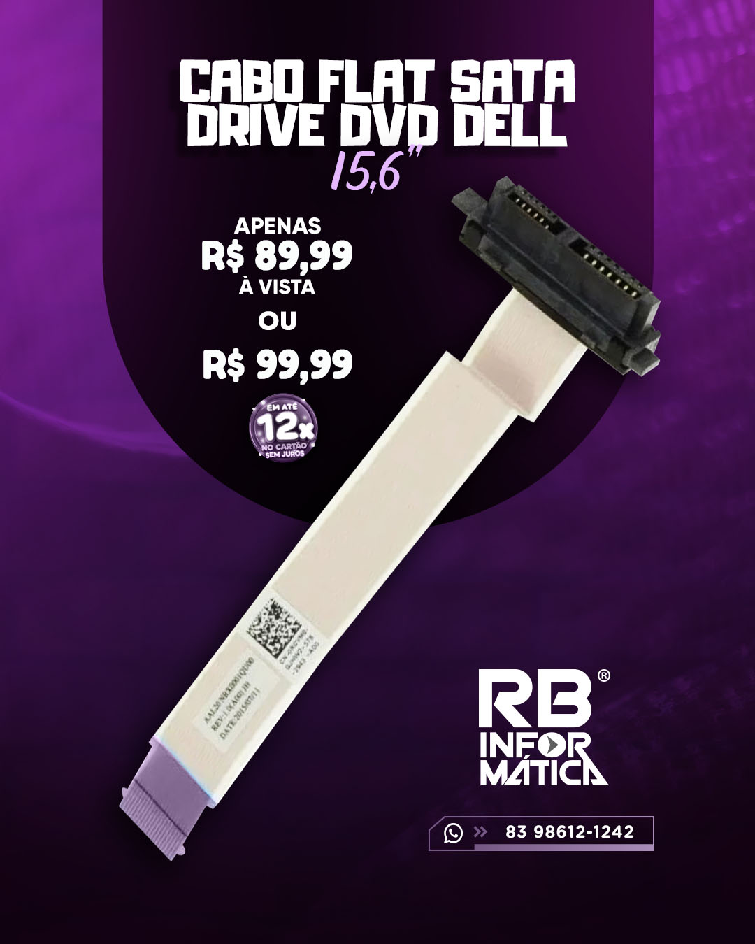 Cabo Flat SATA Drive DVD Dell