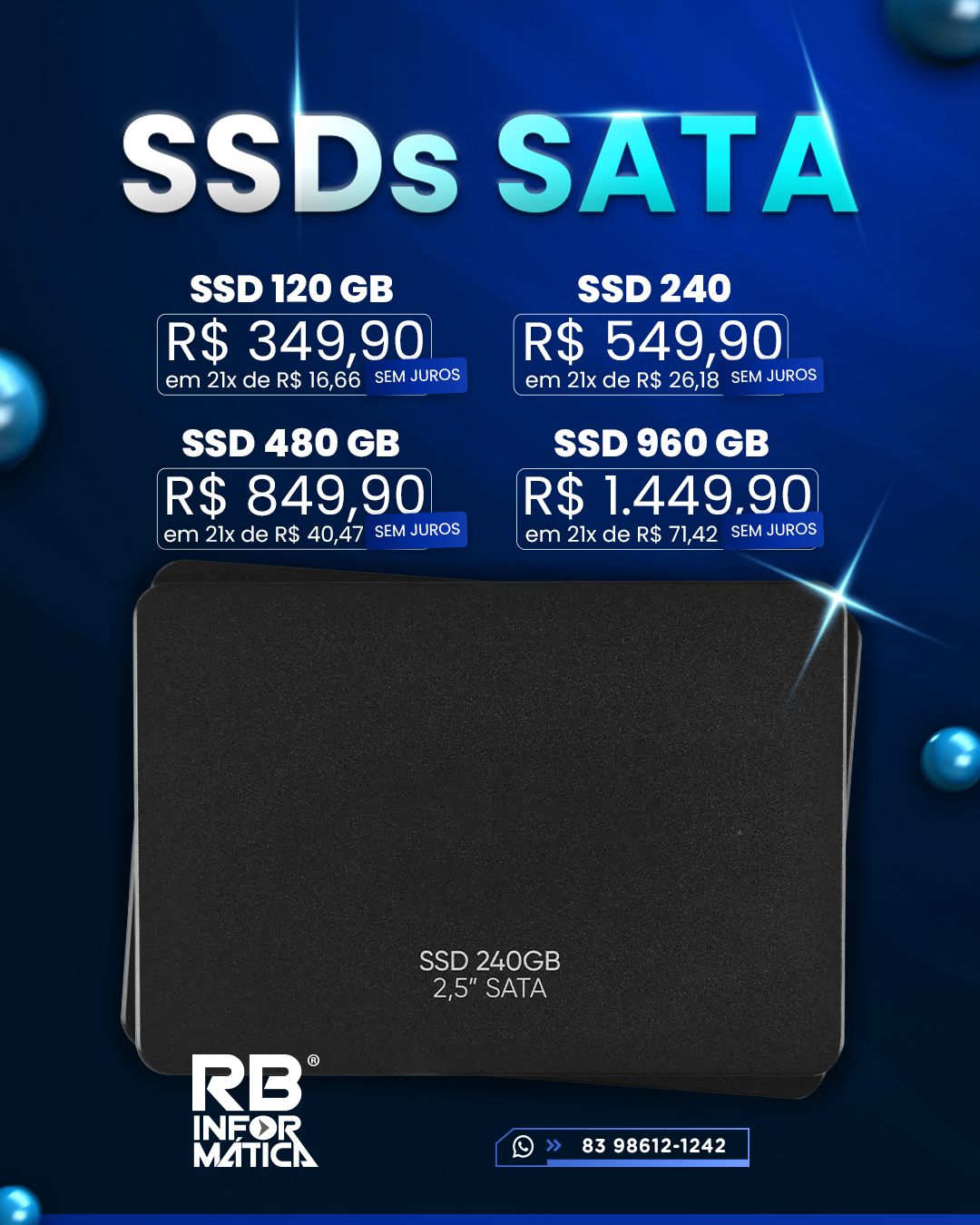 SSDs SATA