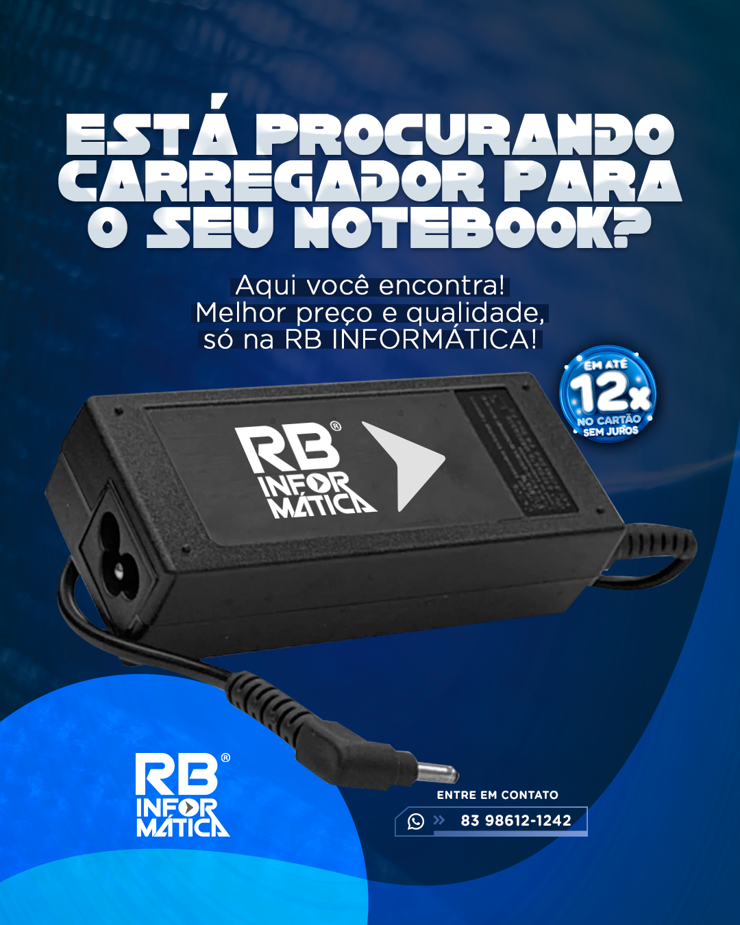 Está procurando carregador para o seu notebook?