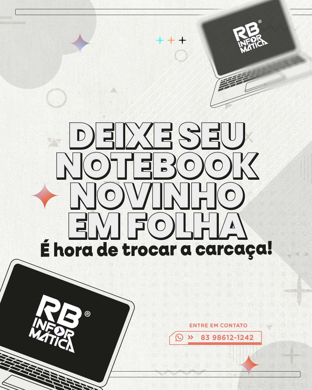 Deixe o seu notebook novinho em folha. É hora de trocar a carcaça!