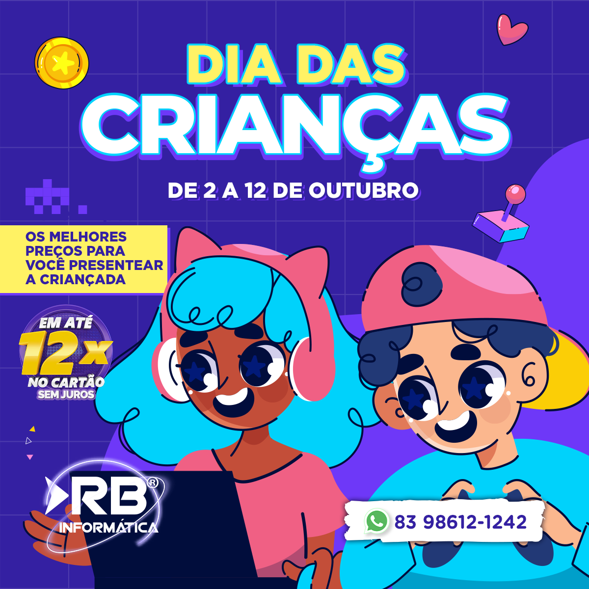 Dia das Crianças na RB Informática