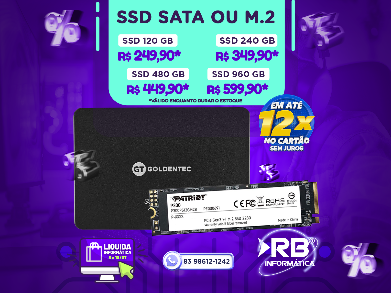 Está precisando acelerar sua máquina? Instale um SSD!