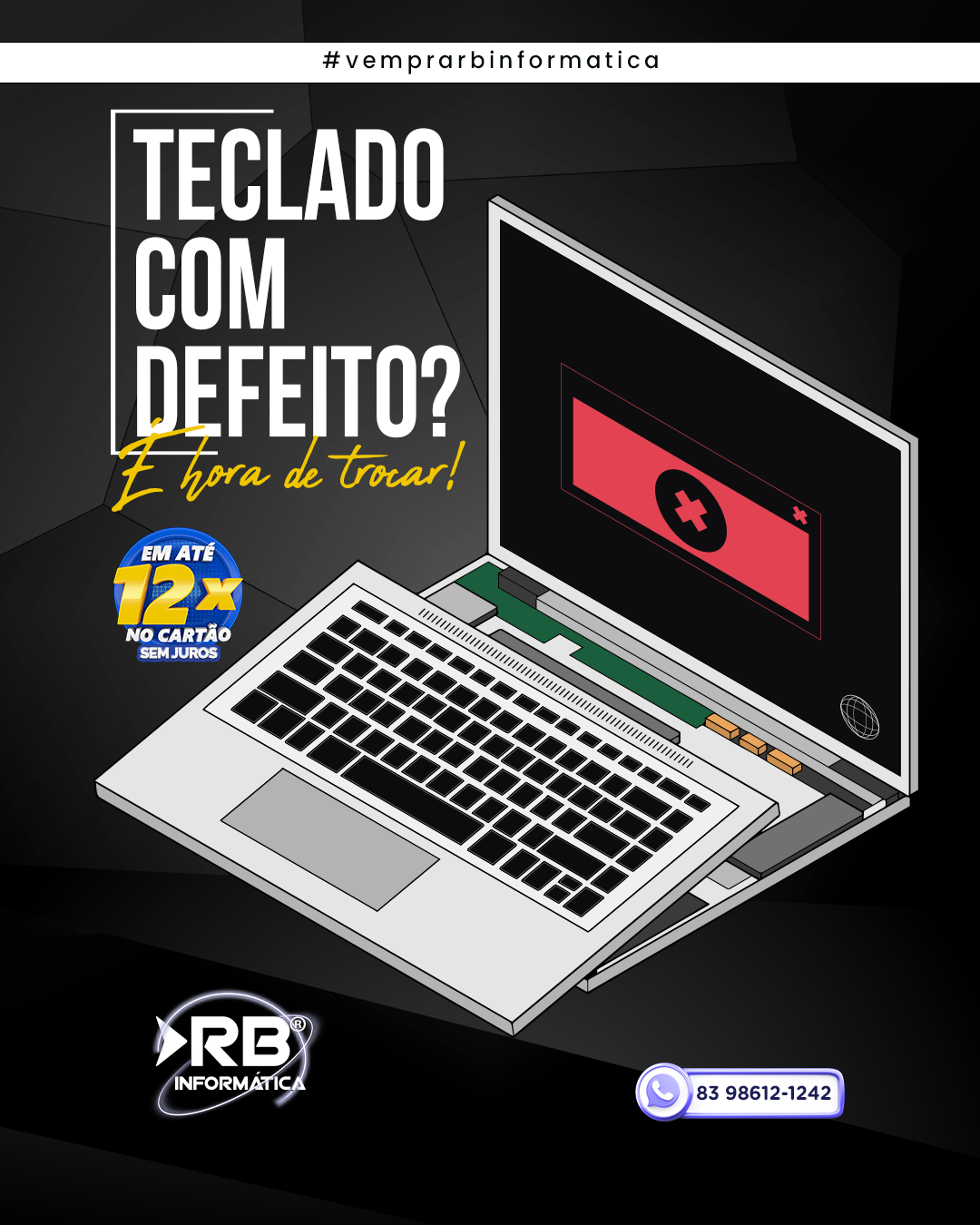 Teclado com defeito? É hora de trocar!