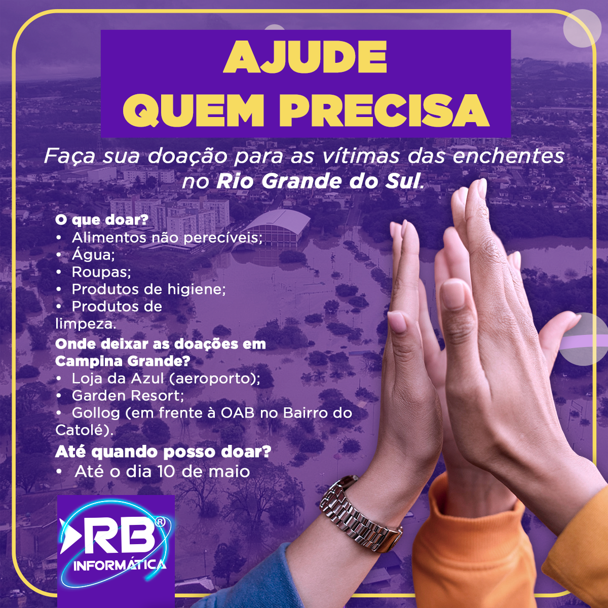 Ajude quem precisa