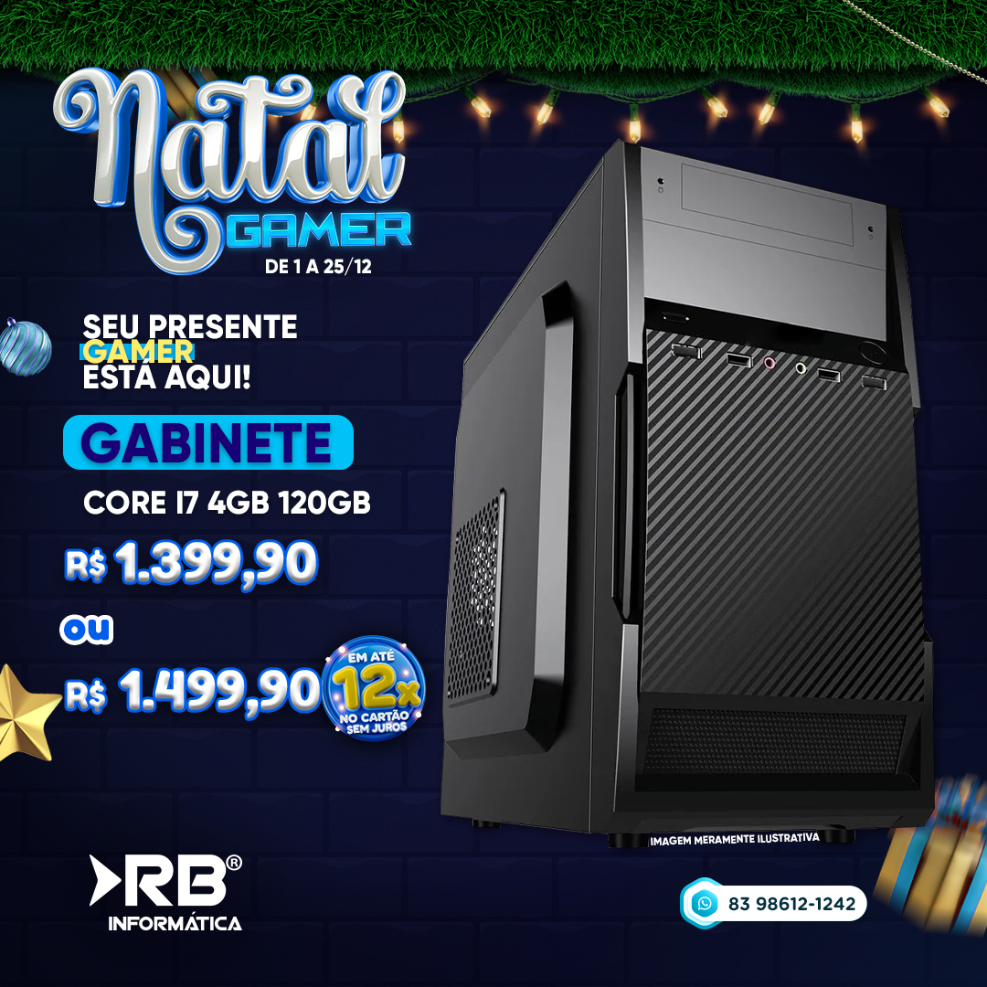 GABINETE CORE i7 4GB 120GB
