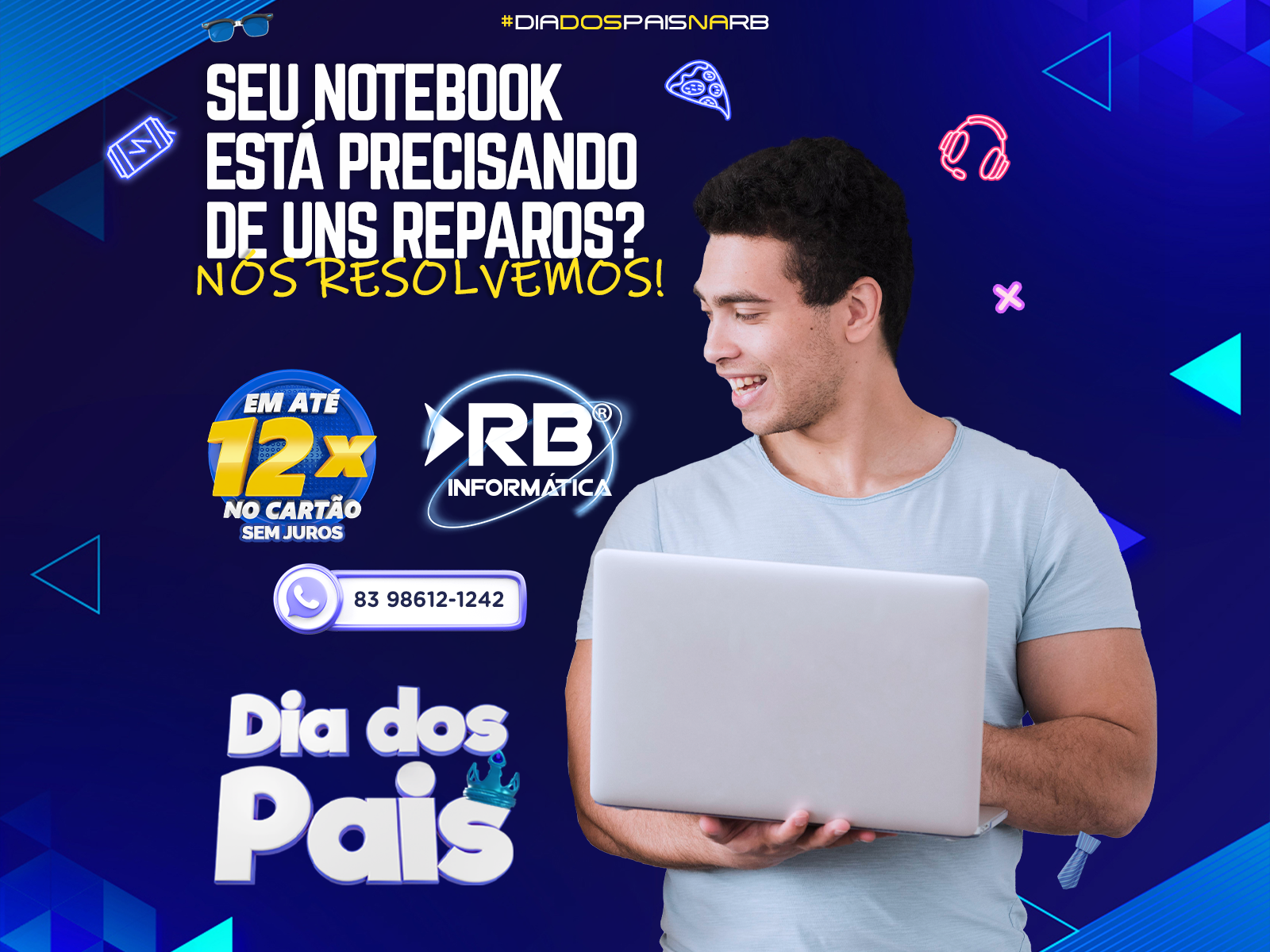 Seu notebook está precisando de uns reparos? Nós resolvemos!