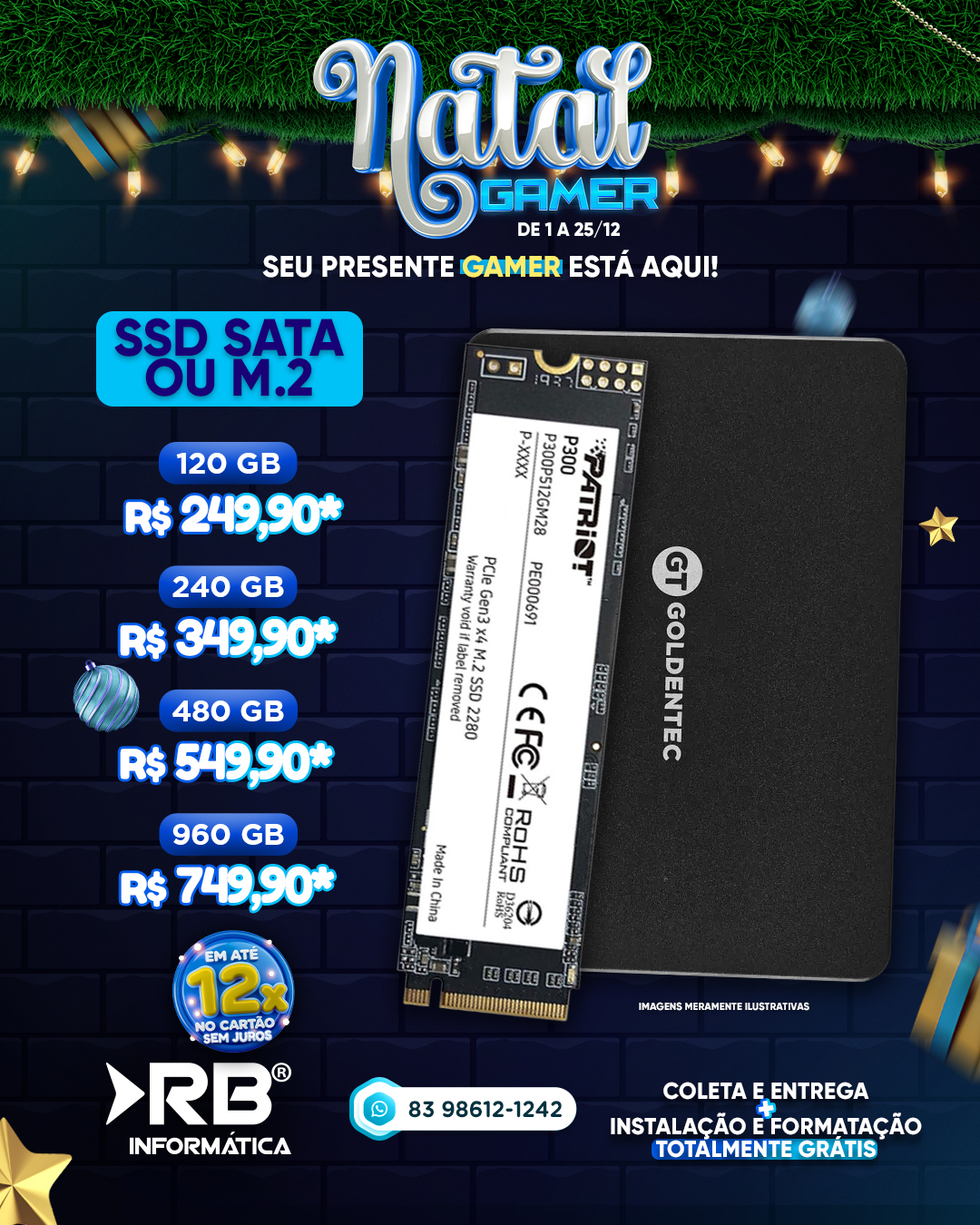 SSD SATA ou M.2