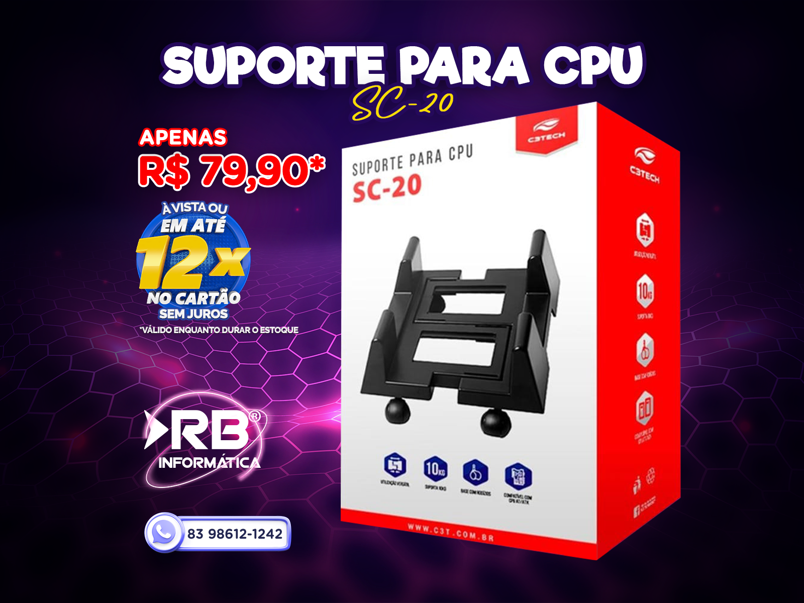 Suporte para CPU SC-20