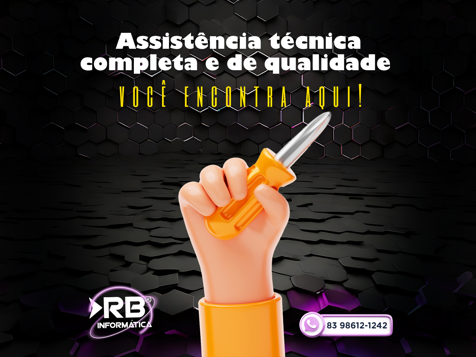 Assistência técnica completa e de qualidade você encontra aqui!