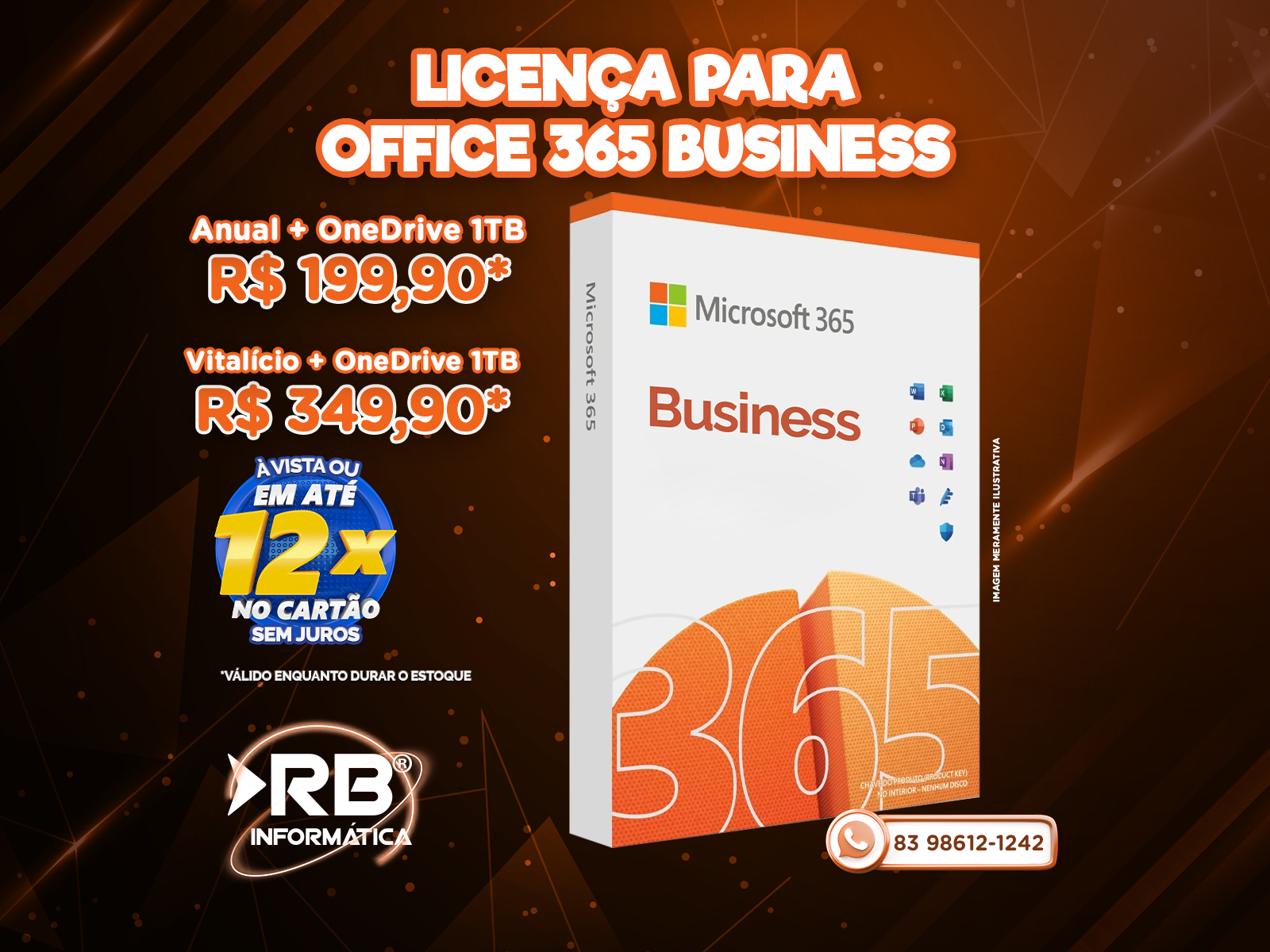 Licença para Office 365 Business