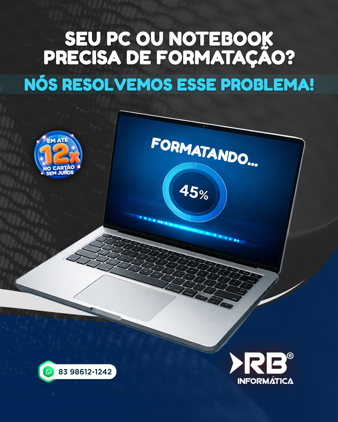 SEU PC OU NOTEBOOK PRECISA DE FORMATAÇÃO? NÓS RESOLVEMOS ESSE PROBLEMA!!