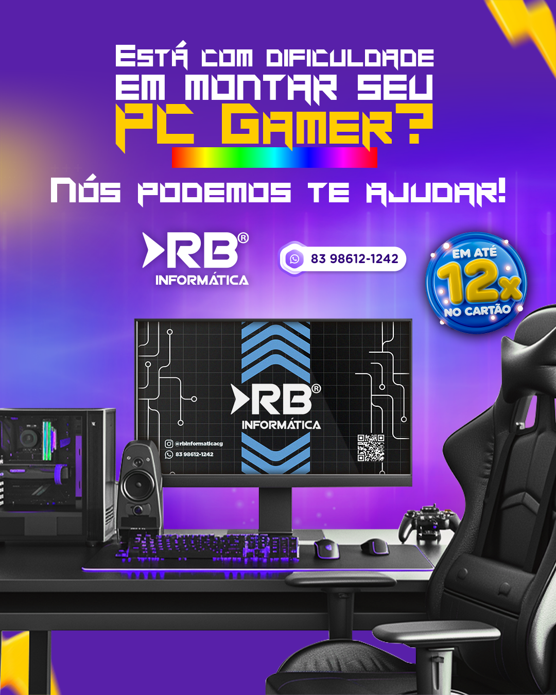 Está com dificuldade em montar seu PC Gamer? Nós podemos te ajudar!