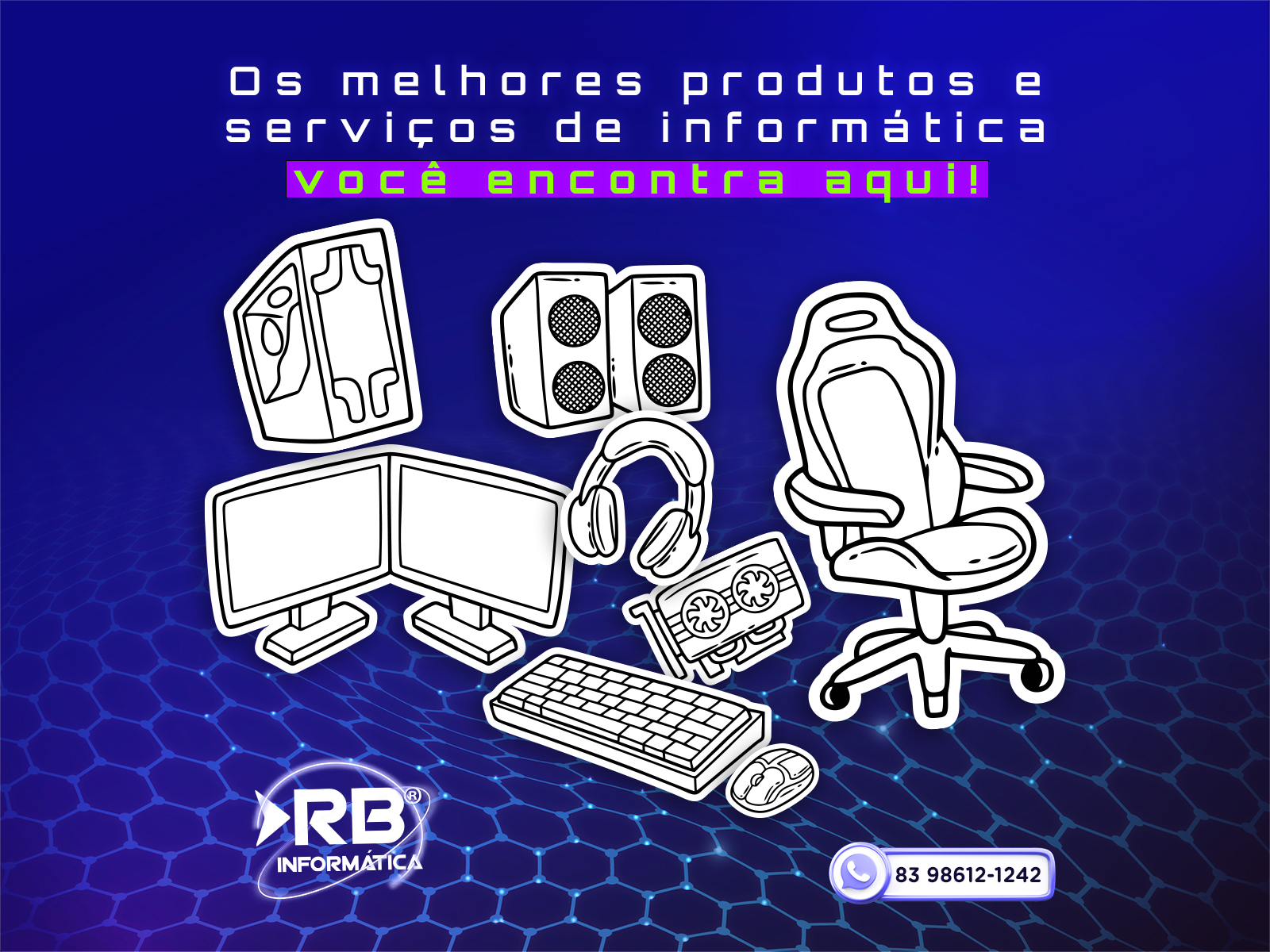 Os melhores produtos e serviços de informática você encontra aqui!