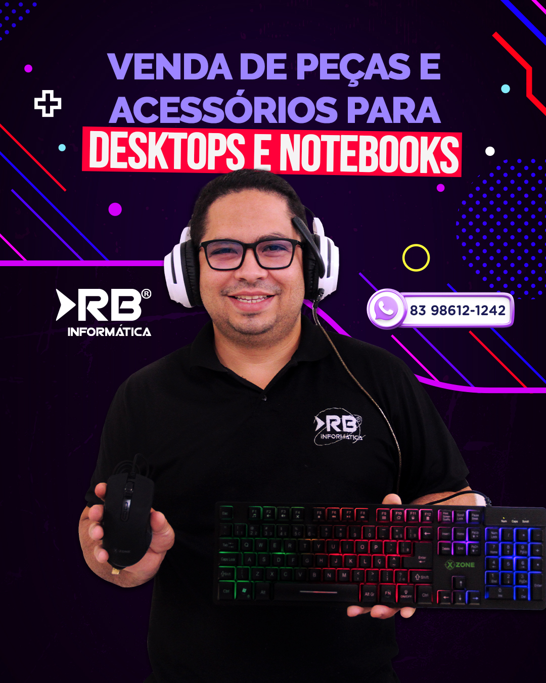 Está precisando de alguma peça ou acessório específico para seu PC ou notebook?