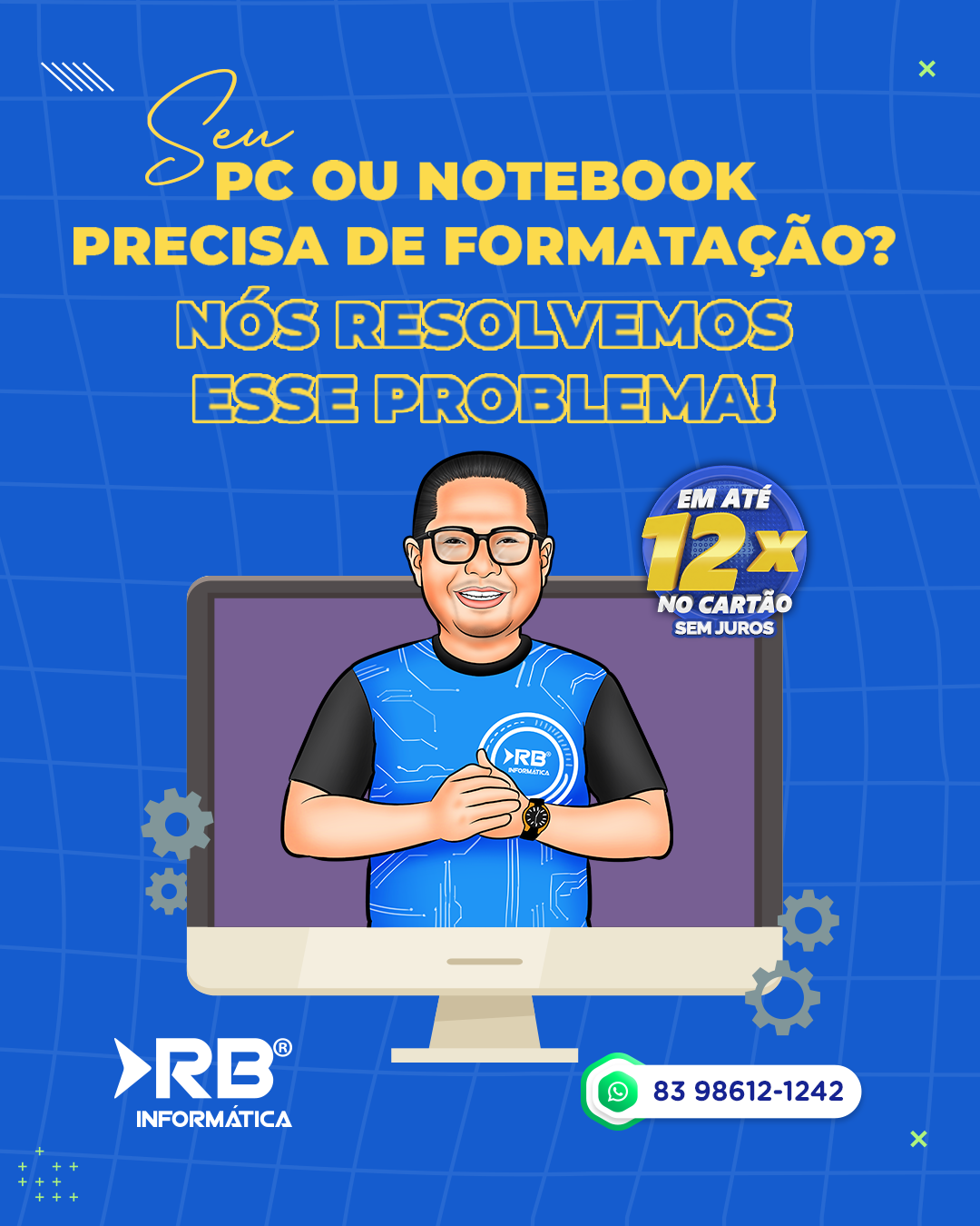 Seu PC ou Notebook precisa de formatação? Nós resolvemos esse problema!