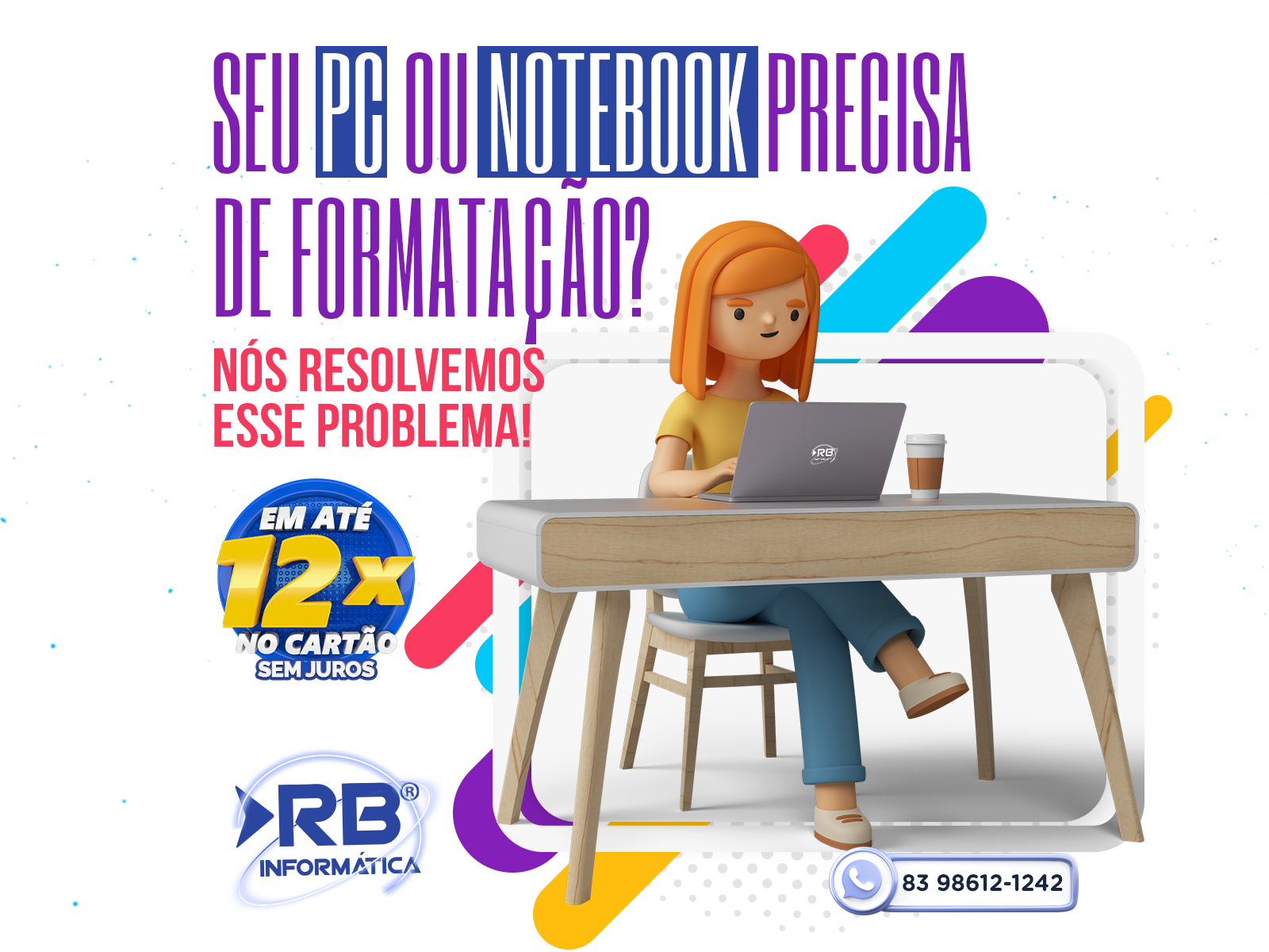 Seu PC ou notebook precisa de formatação? Nós resolvemos esse problema!