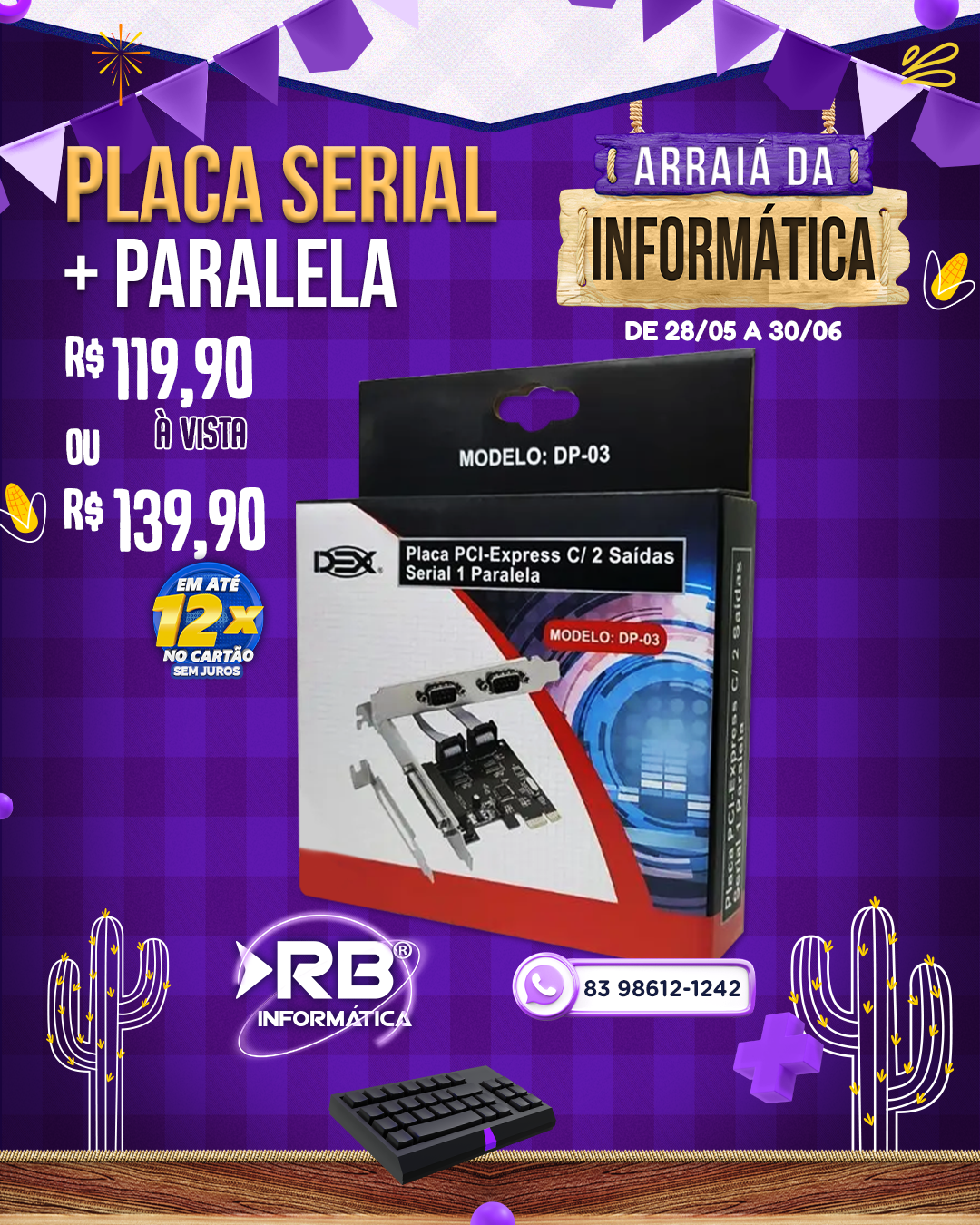 Placa Serial + Paralela