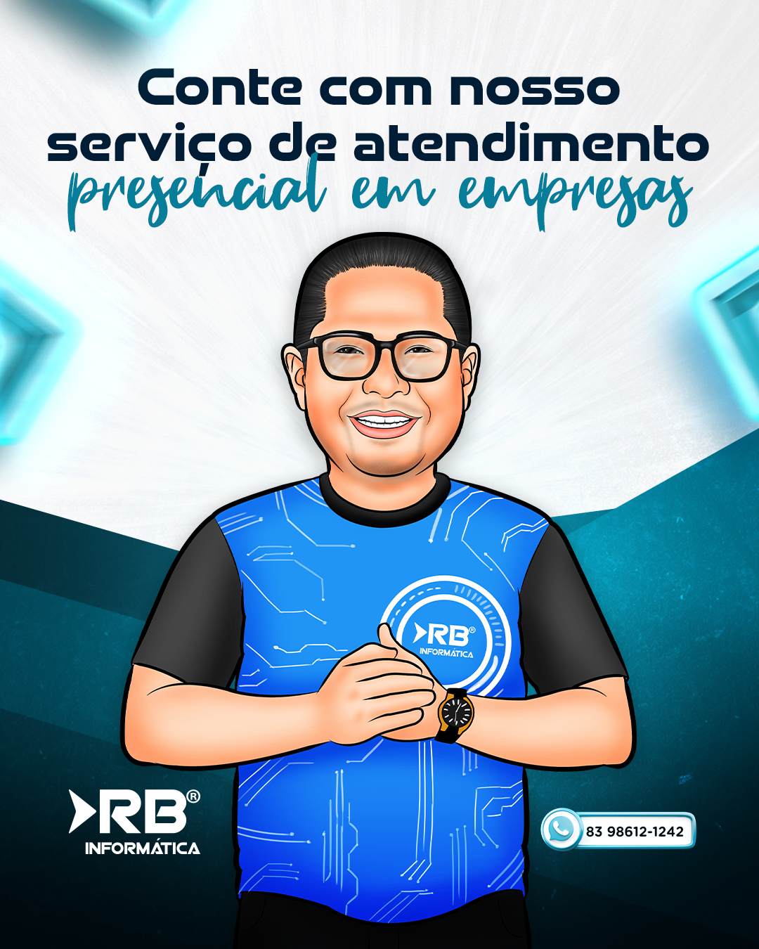 Conte com nosso serviço de atendimento presencial em empresas