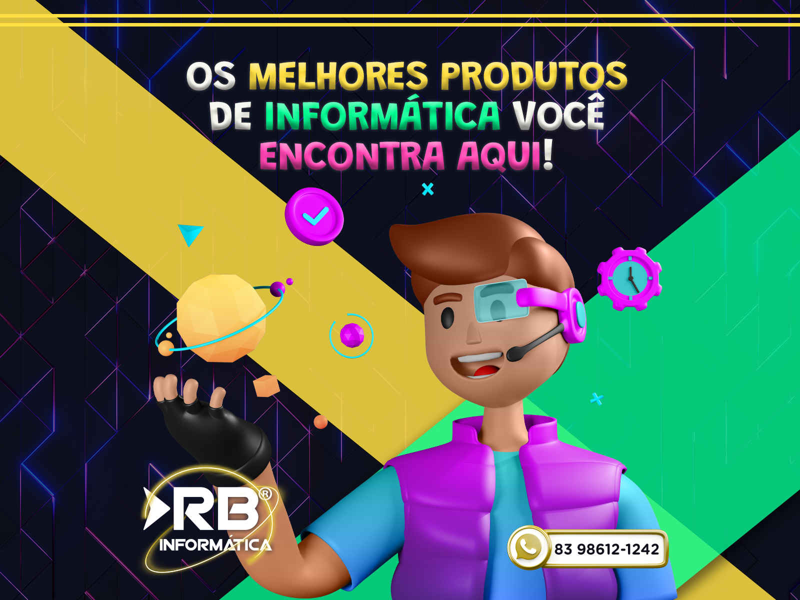 O melhor lugar para comprar itens de informática é aqui!