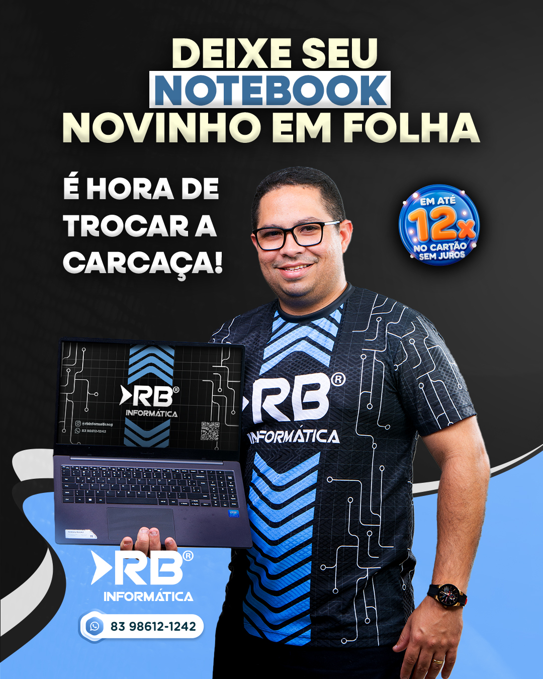 Deixe seu notebook novinho em folha  É hora de trocar a carcaça!