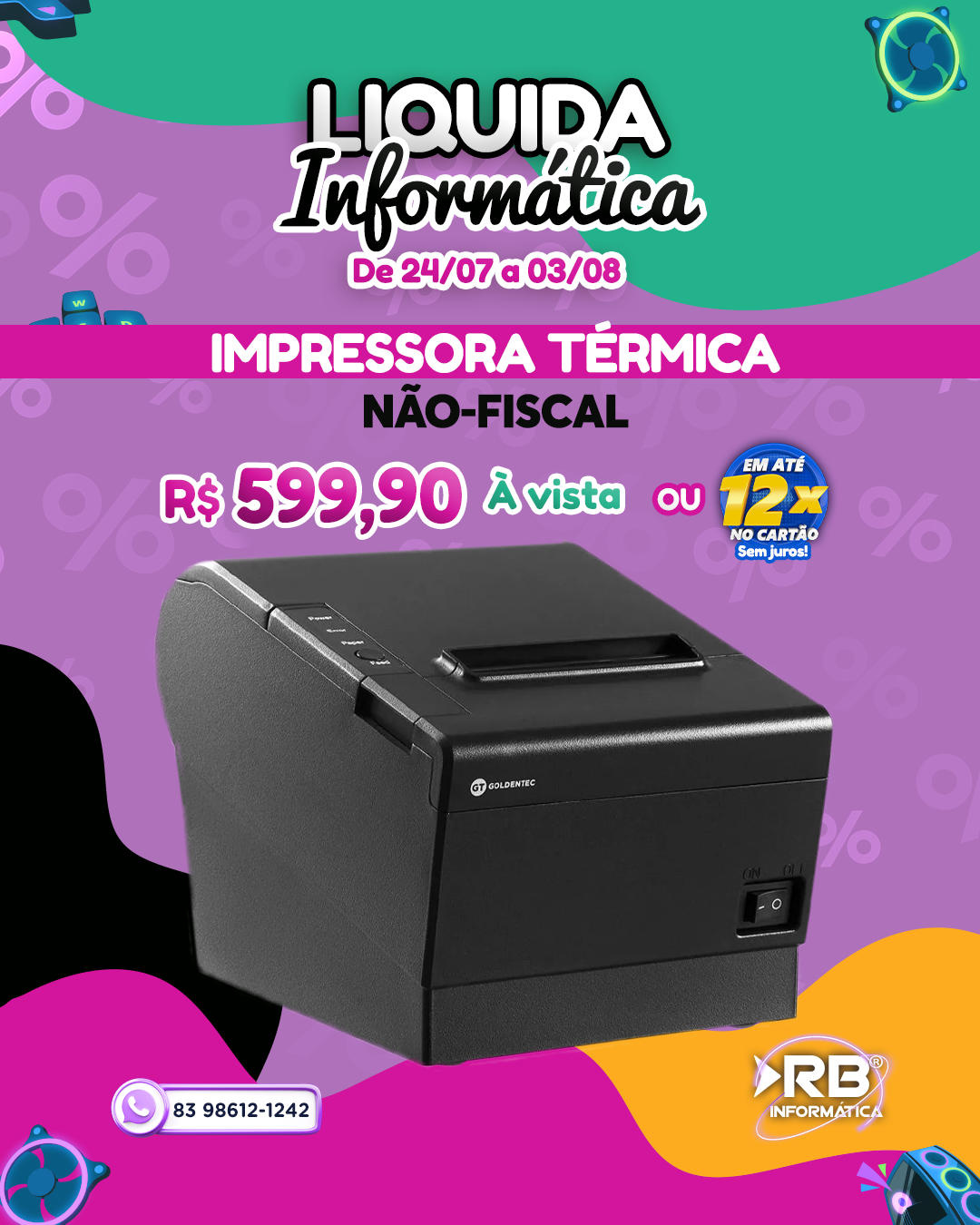 Impressora Térmica Não-Fiscal
