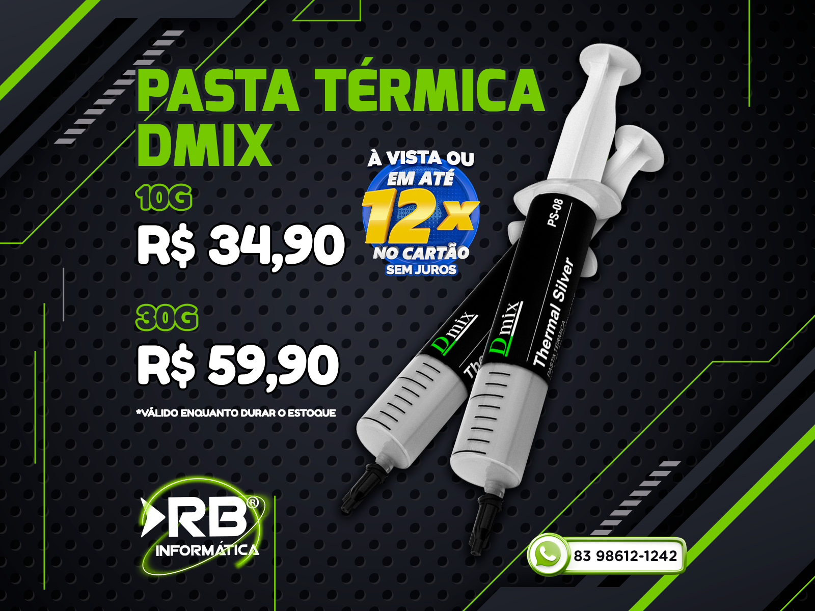 Pasta térmica DMIX