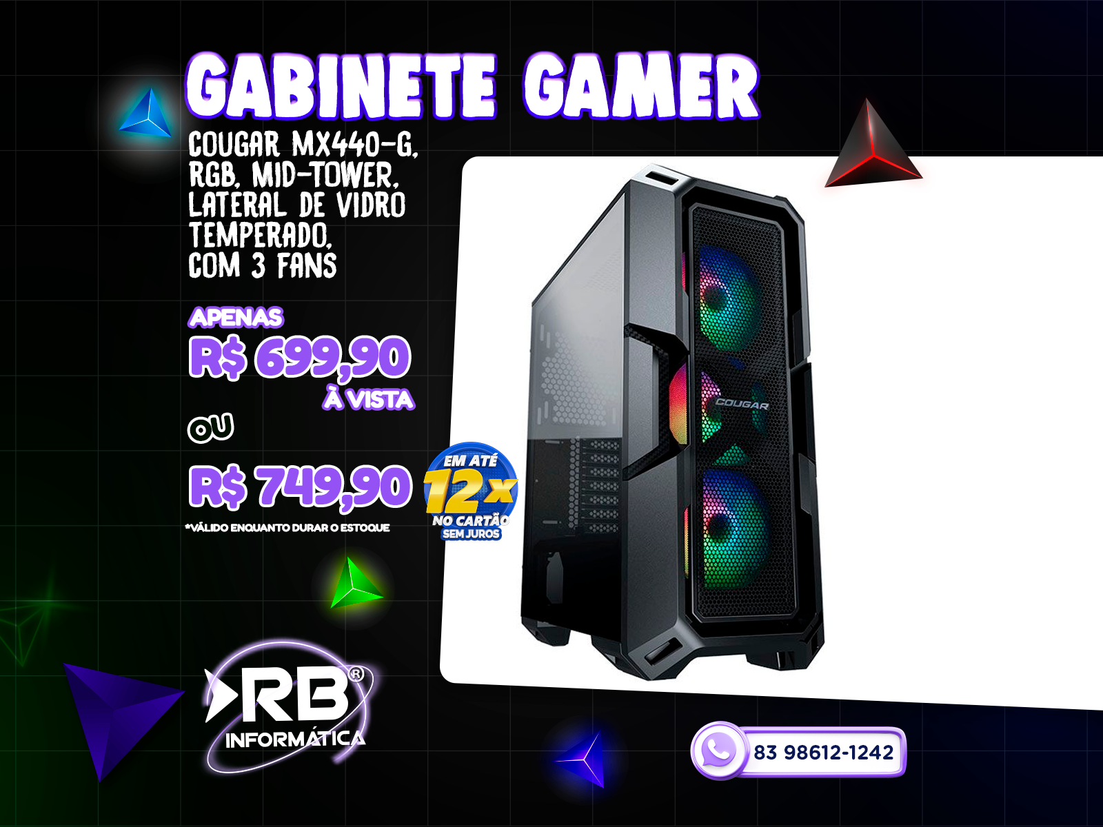 Gabinete GAMER