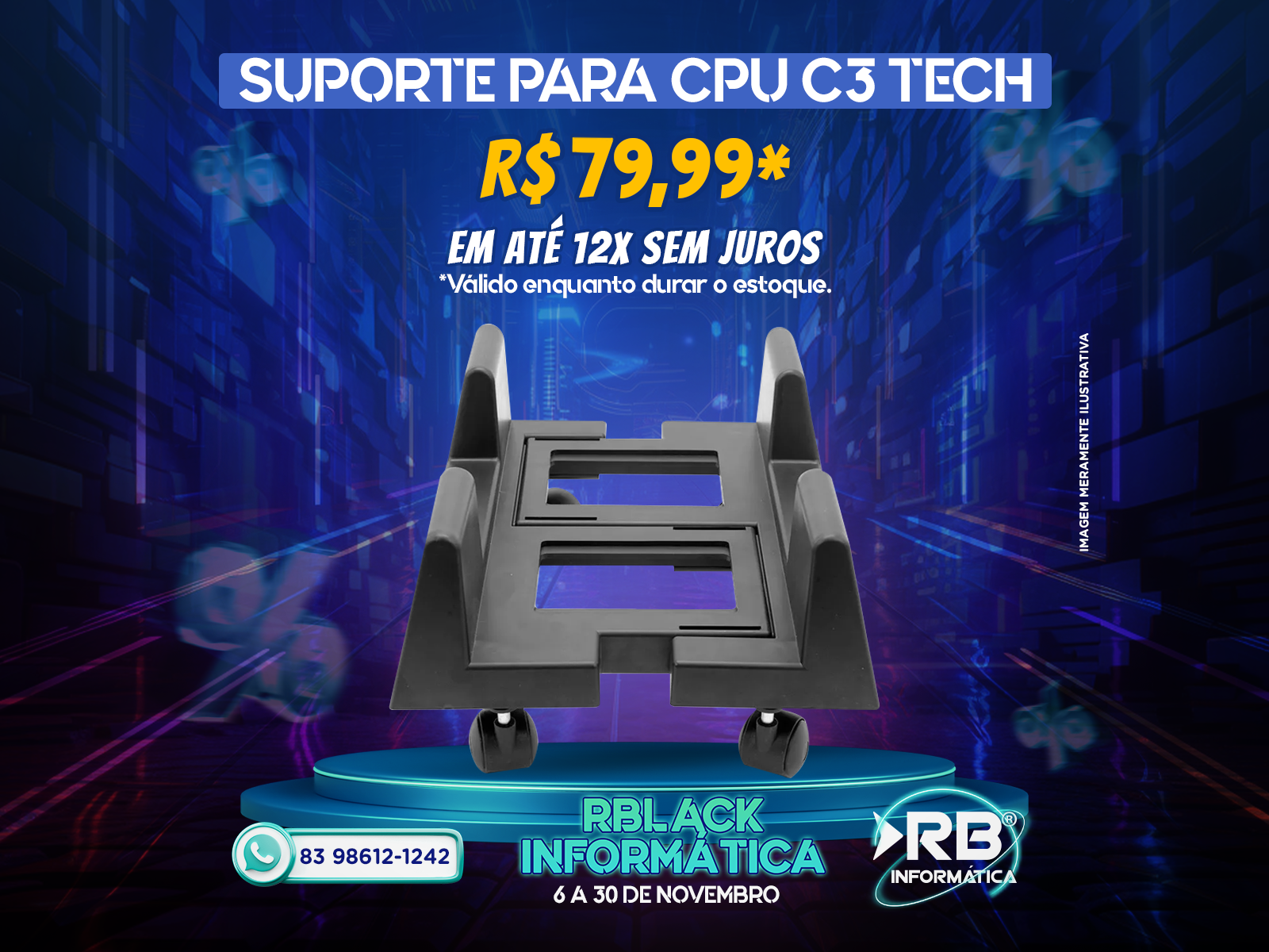 Suporte para CPU C3 TECH