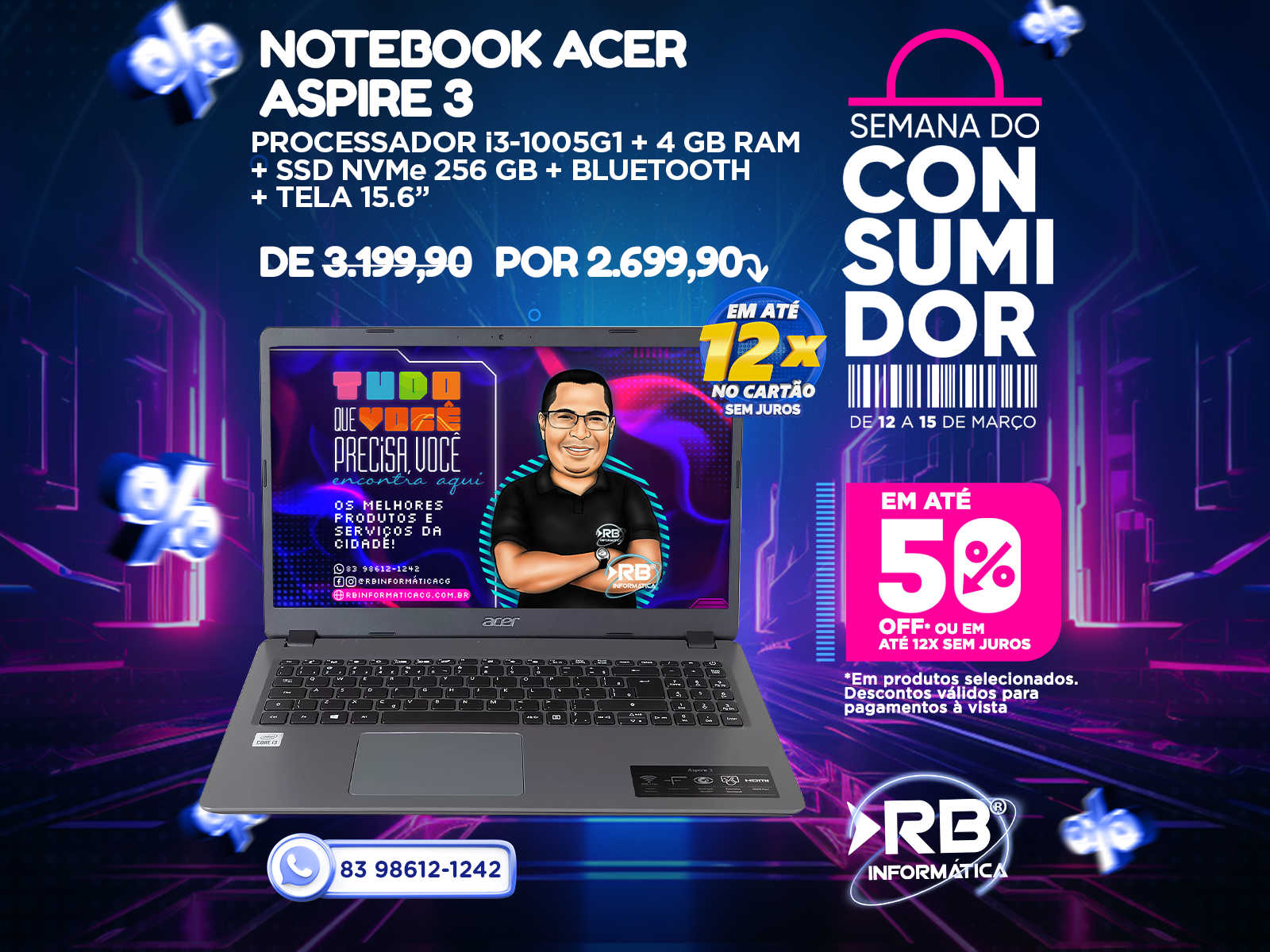 Notebook Acer Aspire 3